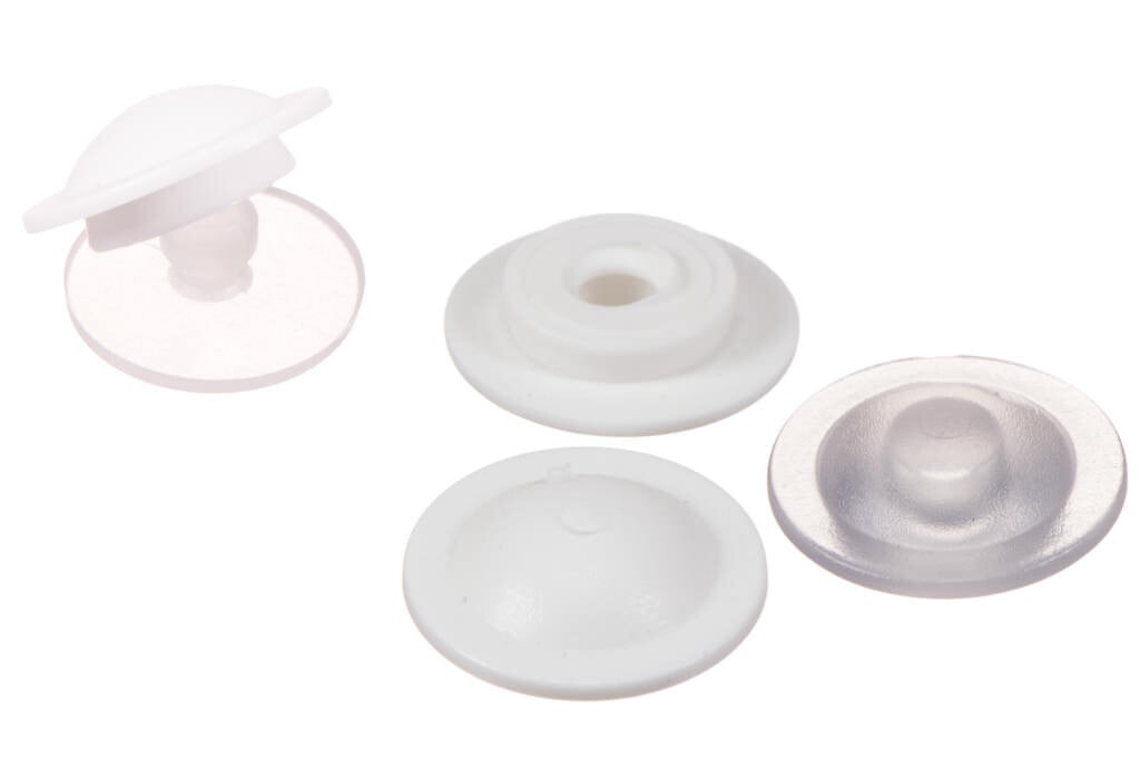 PVC Druckknopf, Oberteil (leichte Schließkraft)