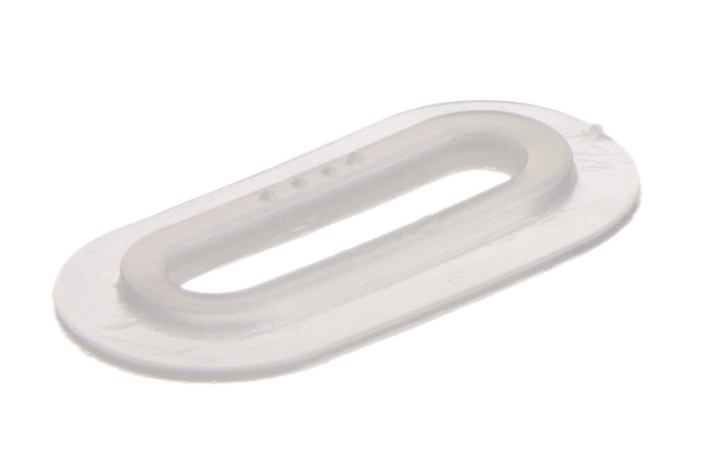 PVC Öse, Oval, 6/27 mm