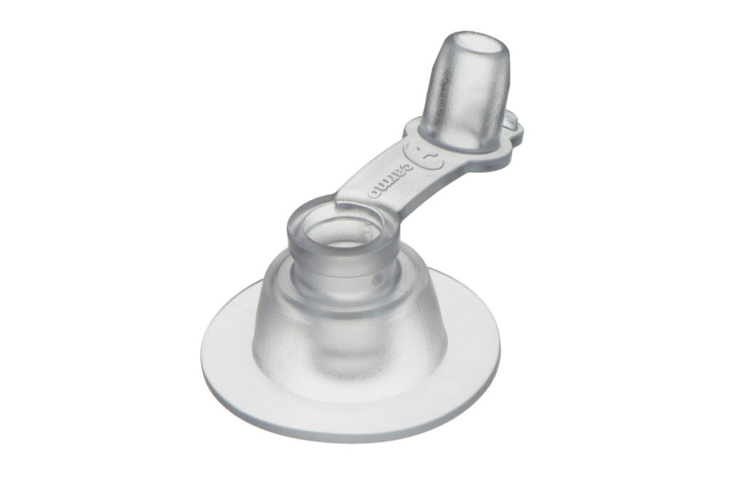 PVC Aufblasventil, 7mm, Normal mit festen Stöpsel und niedriges Profil