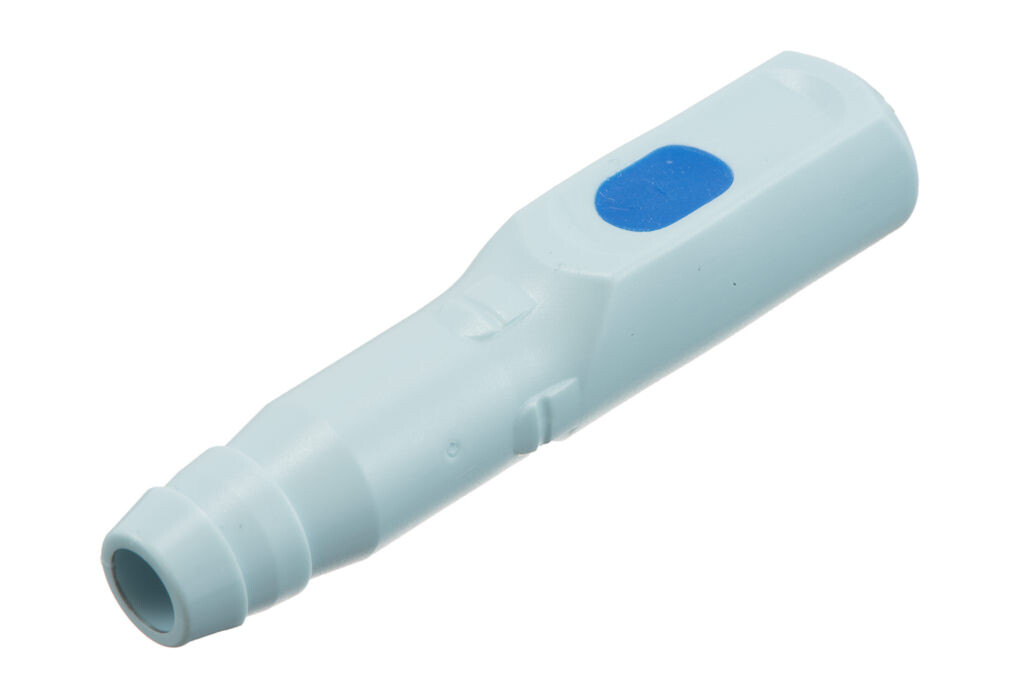 Needle-free Sample Port Connector for 9 mm tubing, barbed