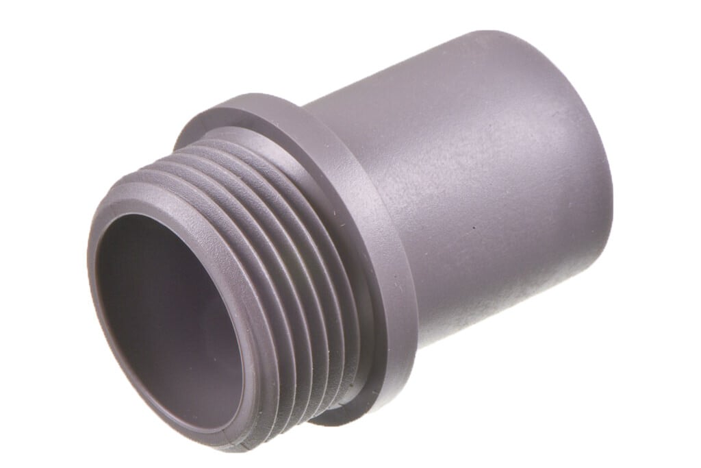 PVC Threaded tube connector with G 3/4" pipe thread
