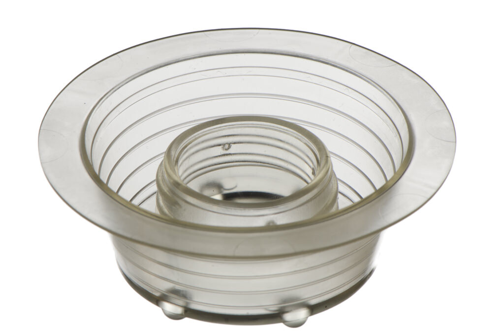 Forsænket plast gevindflange, 25mm