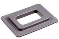 04-205 Œillet rectangulaire en PVC 24 × 43 mm