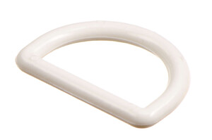 Nylon D-Ring, 25 mm