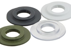 Œillet en plastique soudable, lourd, 11/27 mm, empilable