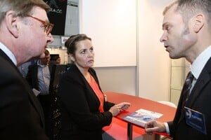 Pia Olsen Dyhr visited Carmo at Compamed in Düsseldorf
