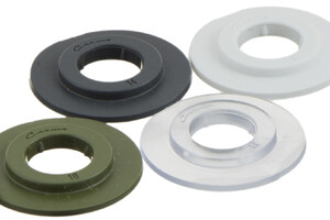 Œillet en plastique soudable, lourd, 11/27 mm, empilable