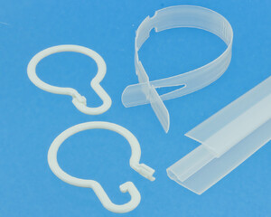 Kunststoff Gardinenringe und fittings